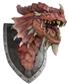 D&D Replicas of the Realms: Red Dragon Trophy Plaque 75x60x45cm