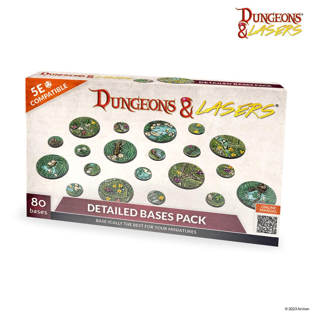 Dungeons & Lasers - Detailed Bases Pack - EN