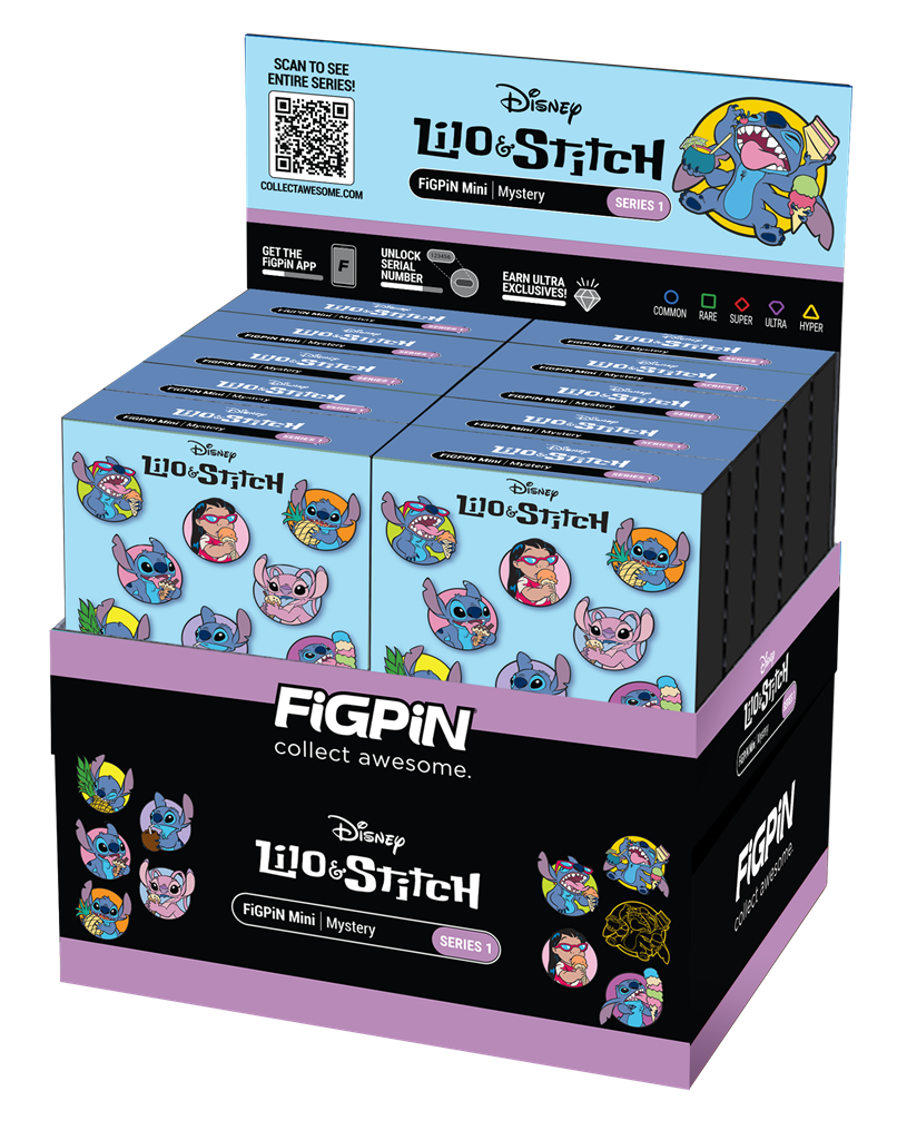 FiGPiN - Mystery Minis - Lilo & Stitch Display (10ct)