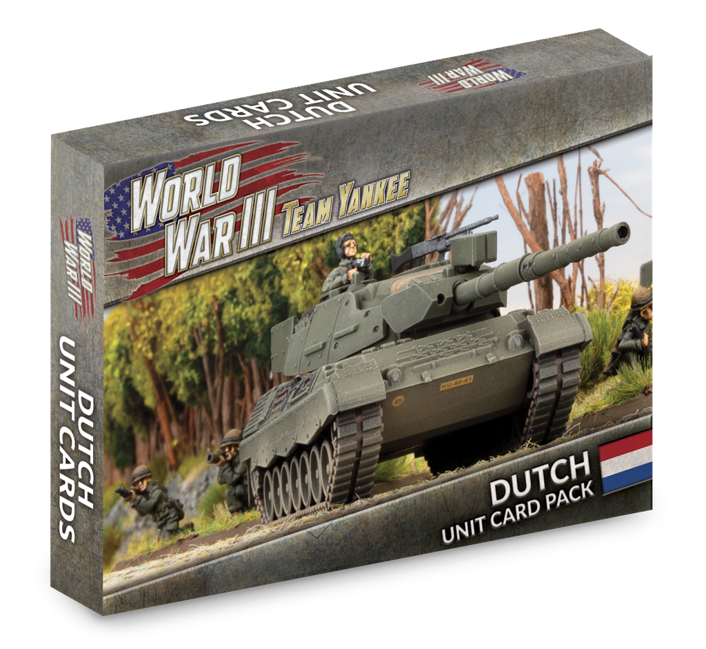 World War 3: NATO Forces - Dutch Unit Card Pack (31 x Cards) - EN