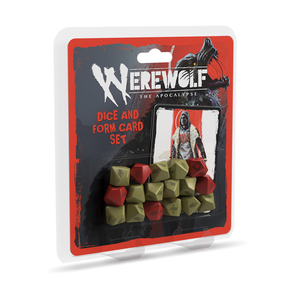 Werewolf: The Apocalypse 5th Edition RPG Dice and Form Card Set - EN