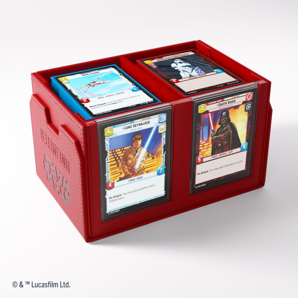 Gamegenic - Star Wars: Unlimited Double Deck Pod - Red