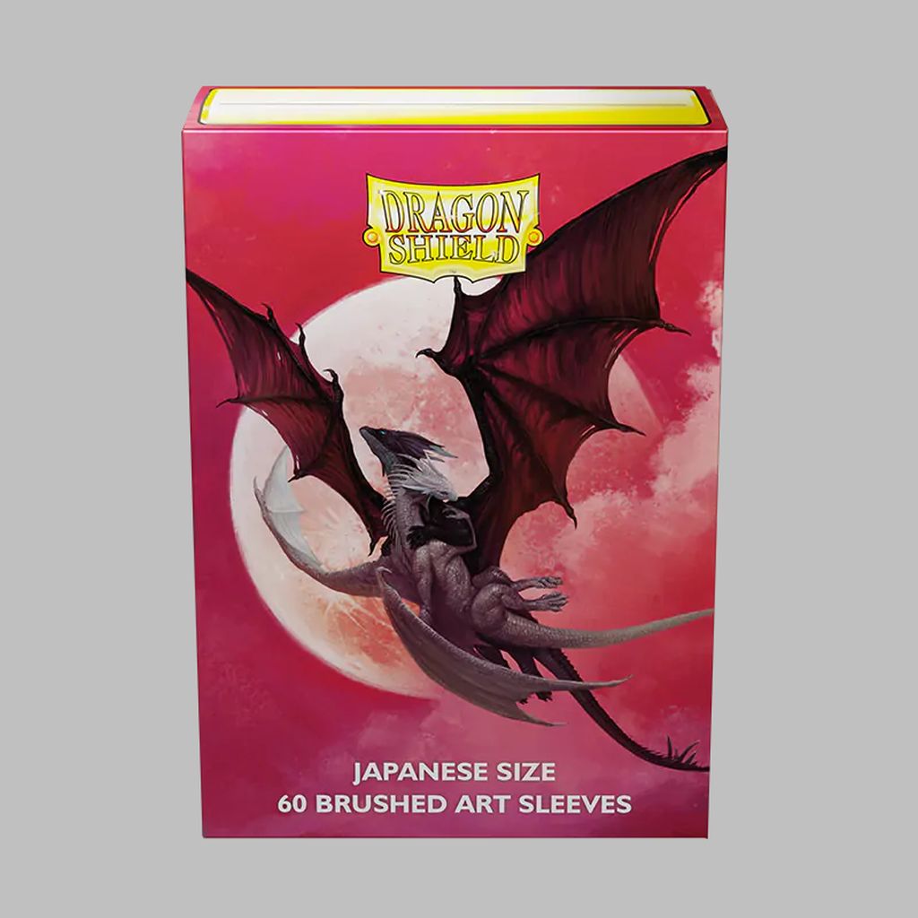 Dragon Shield Japanese size Brushed Art Sleeves - Valentines 2024 (60 Sleeves)