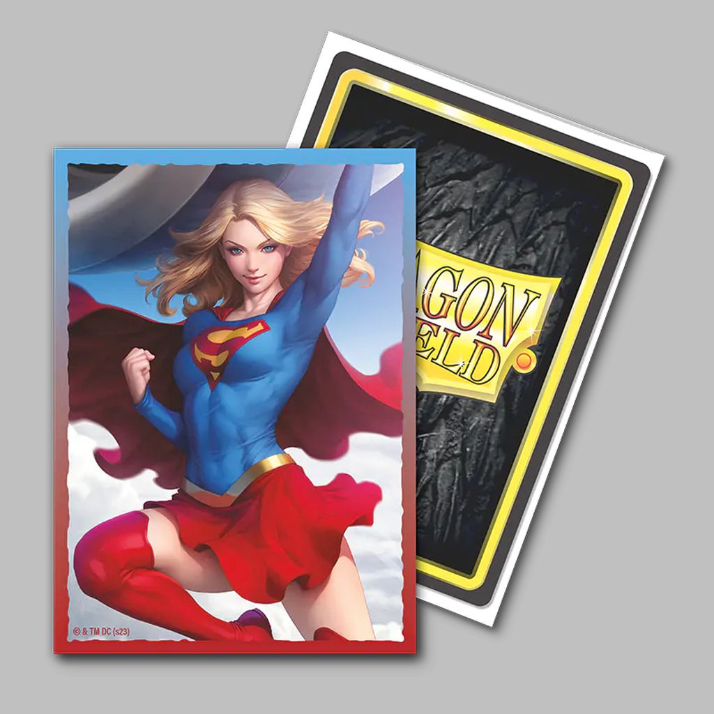 Dragon Shield Standard Size License Sleeves - Supergirl (100 Sleeves)