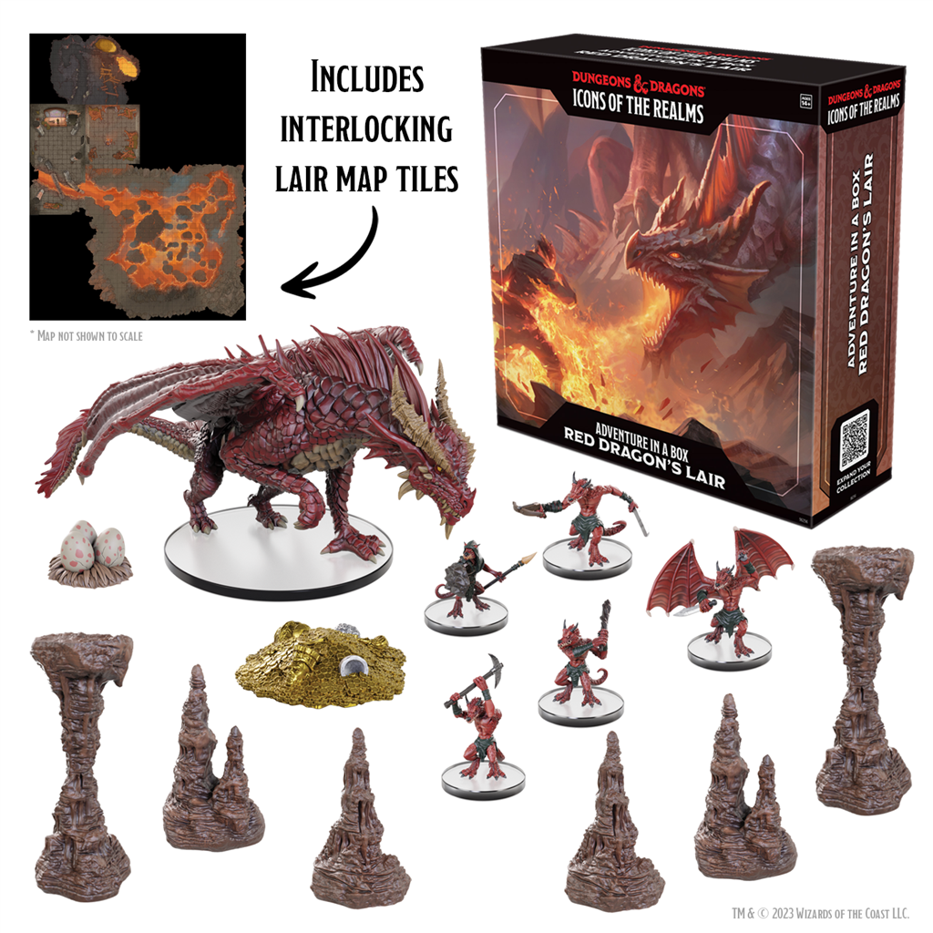 D&D Icons of the Realms: Adventure in a Box - Red Dragon's Lair - EN