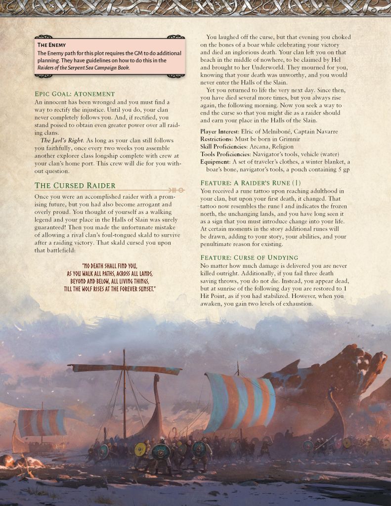 Raiders of the Serpent Sea: Players Guide (5E) - EN