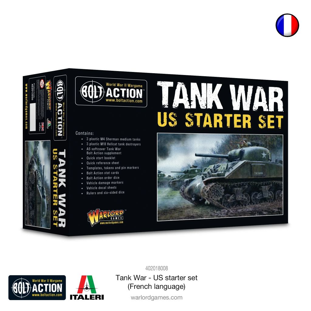 Bolt Action - Tank War: US Starter Set - FR
