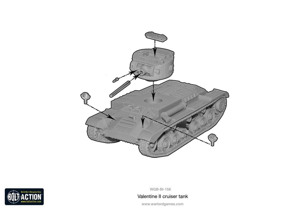 Bolt Action - Valentine II Infantry Tank - EN