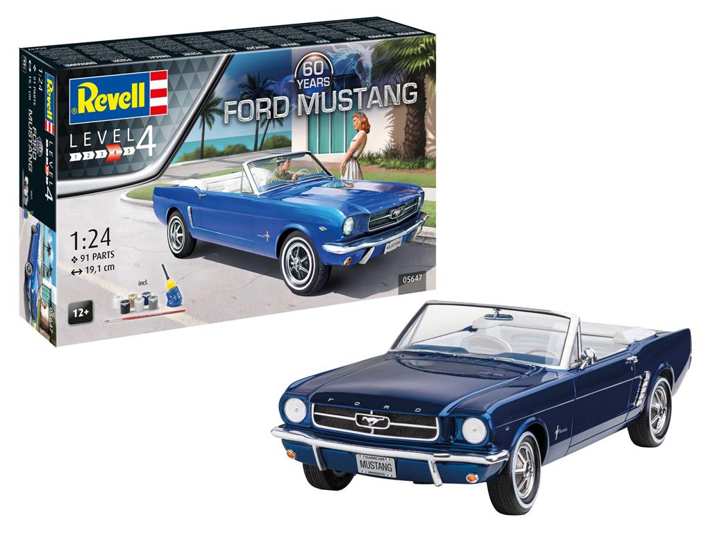 Revell: Geschenkset "60th Anniversary Ford Mustang"  1:24