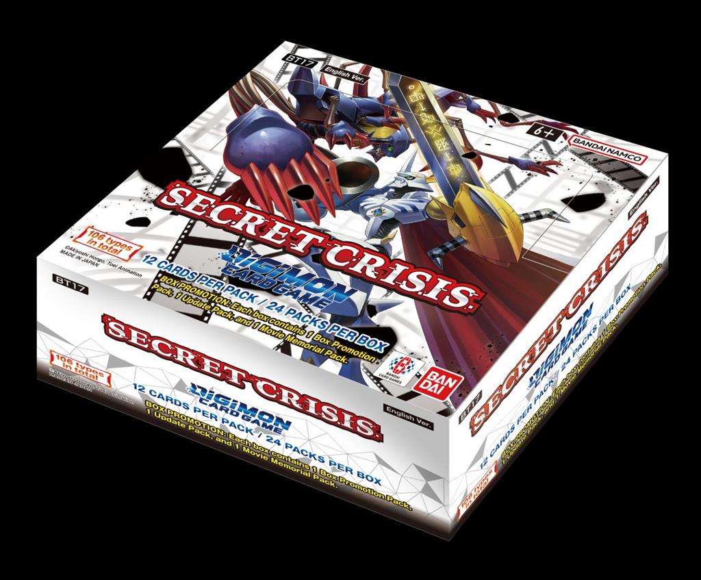Digimon Card Game - Secret Crisis Booster Display BT17 (24 Packs) - EN