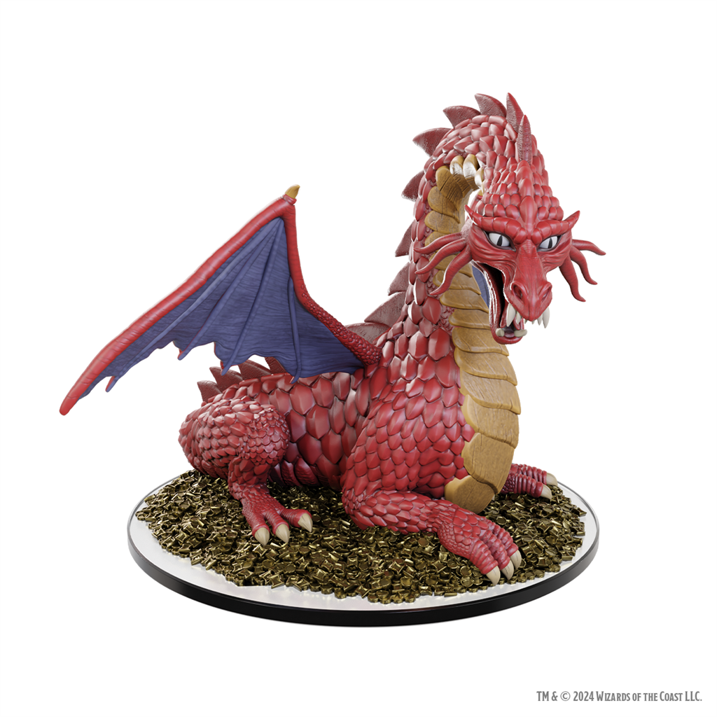 D&D Icons of the Realms: 50th Anniversary - Classic Red Dragon Boxed Miniature (Set 31) - EN