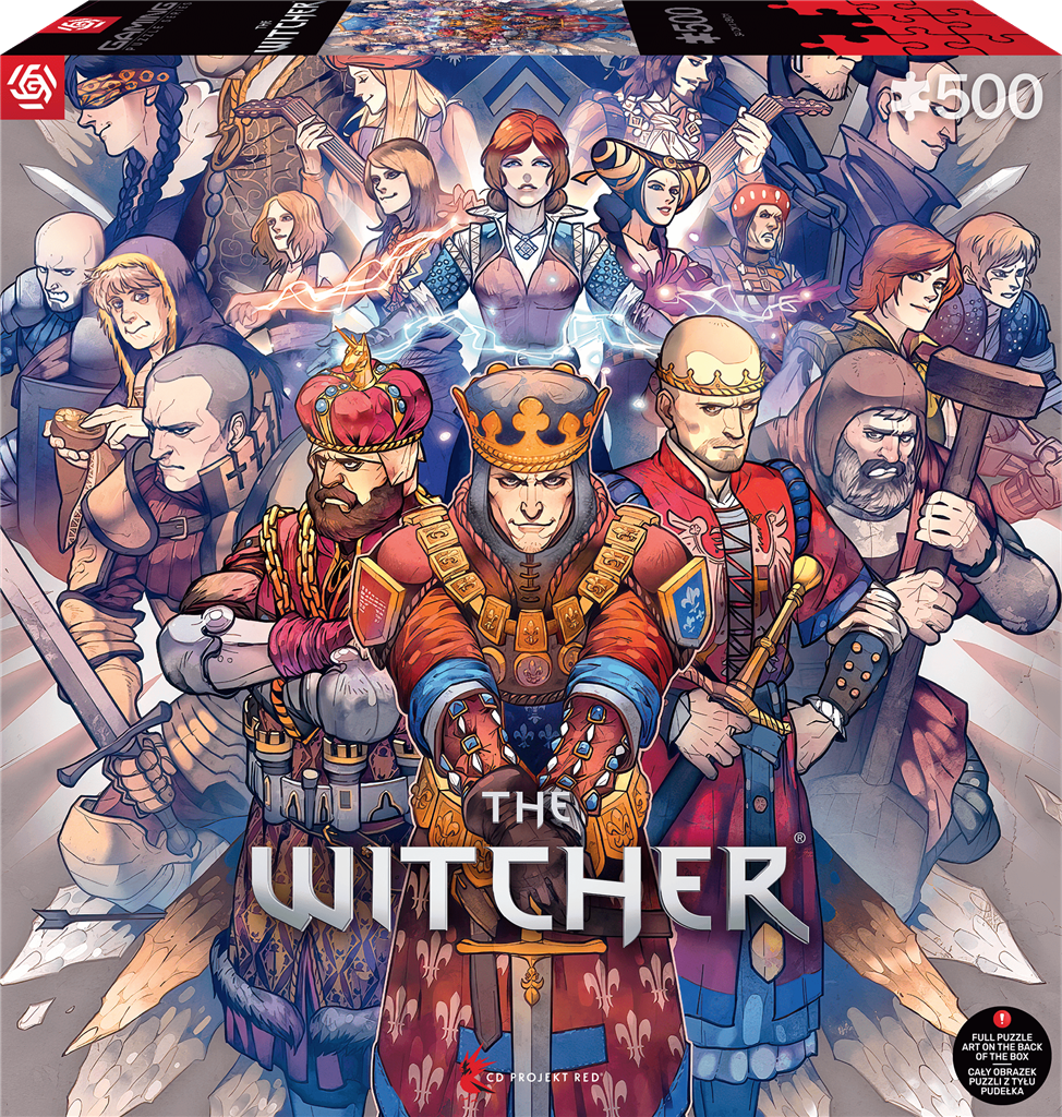 Gaming Puzzle: The Witcher Northern Realms Puzzles 500