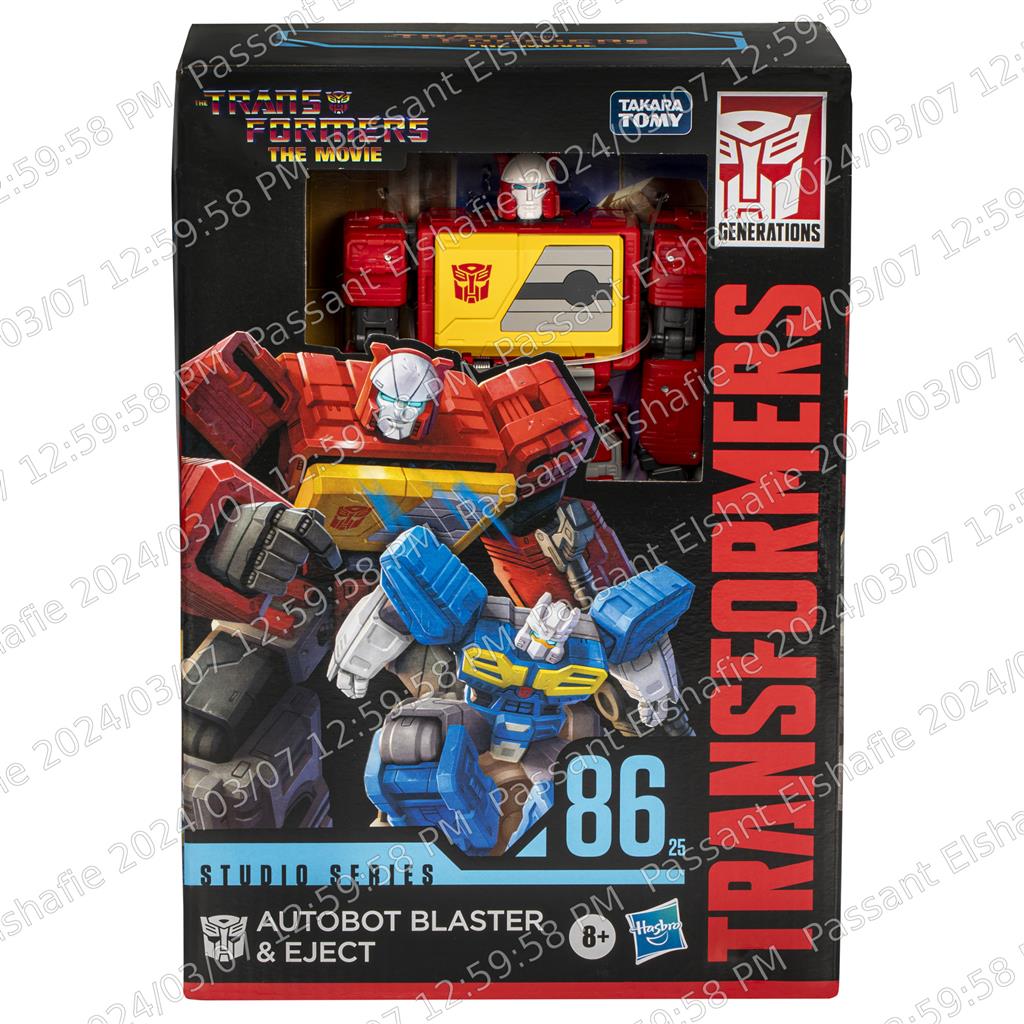 Transformers Studio Series Voyager The Transformers: The Movie 86-25 Autobot Blaster & Eject