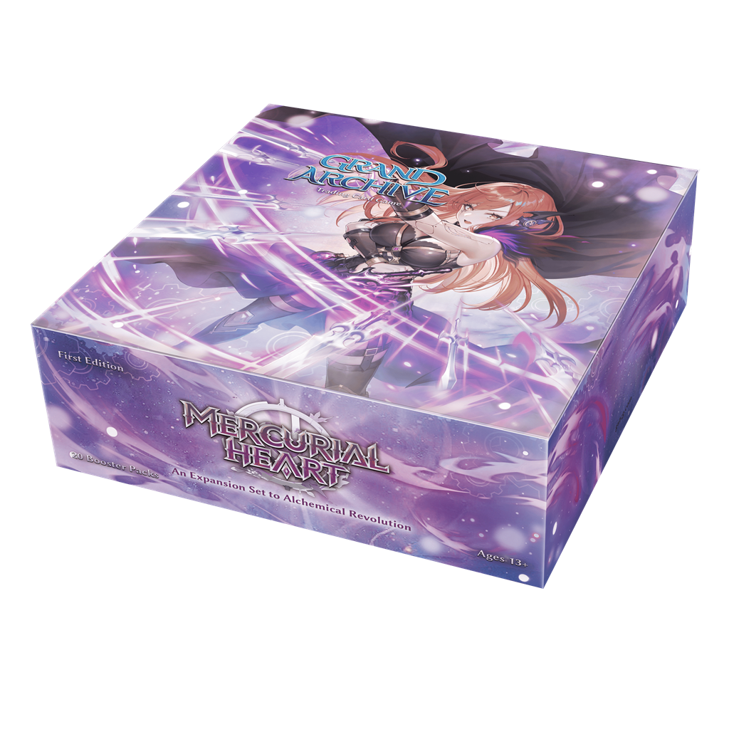 Grand Archive TCG: Mercurial Heart 1st Edition  Booster Display (20 Boosters) - EN
