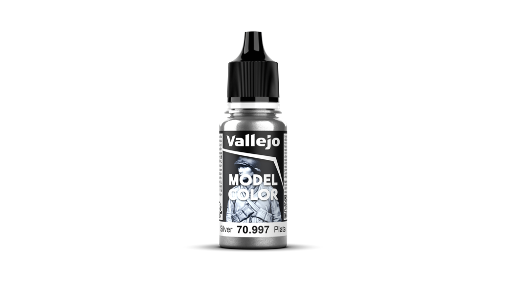 Vallejo - Model Color / Metallic - 195 - Silver 18 ml