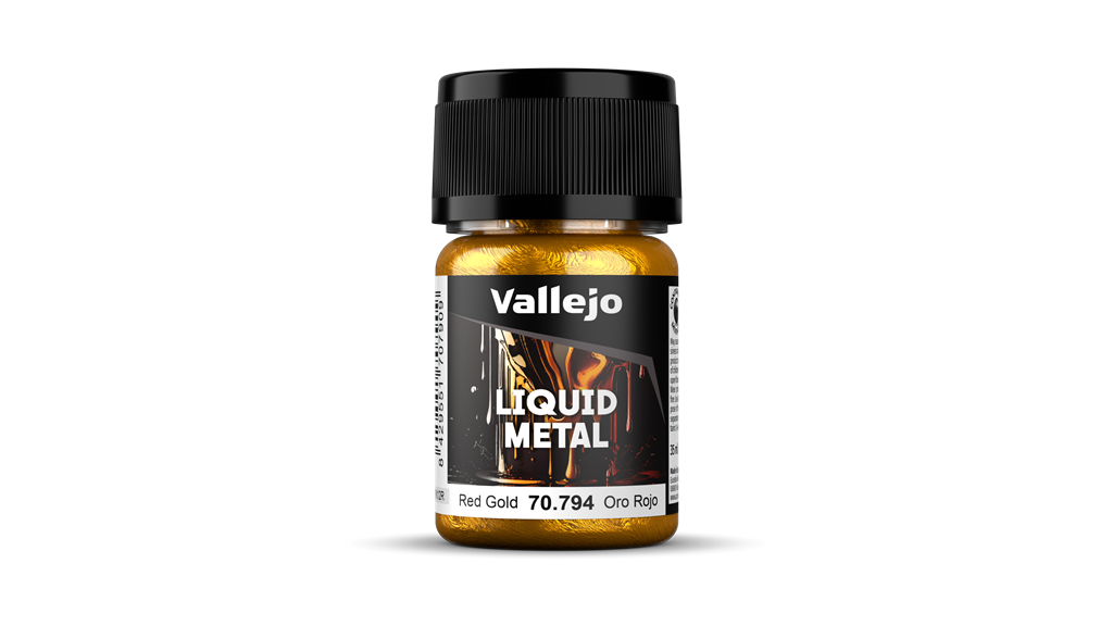 Vallejo - Liquid Gold / Alcohol-based metallics - Red Gold 35 ml
