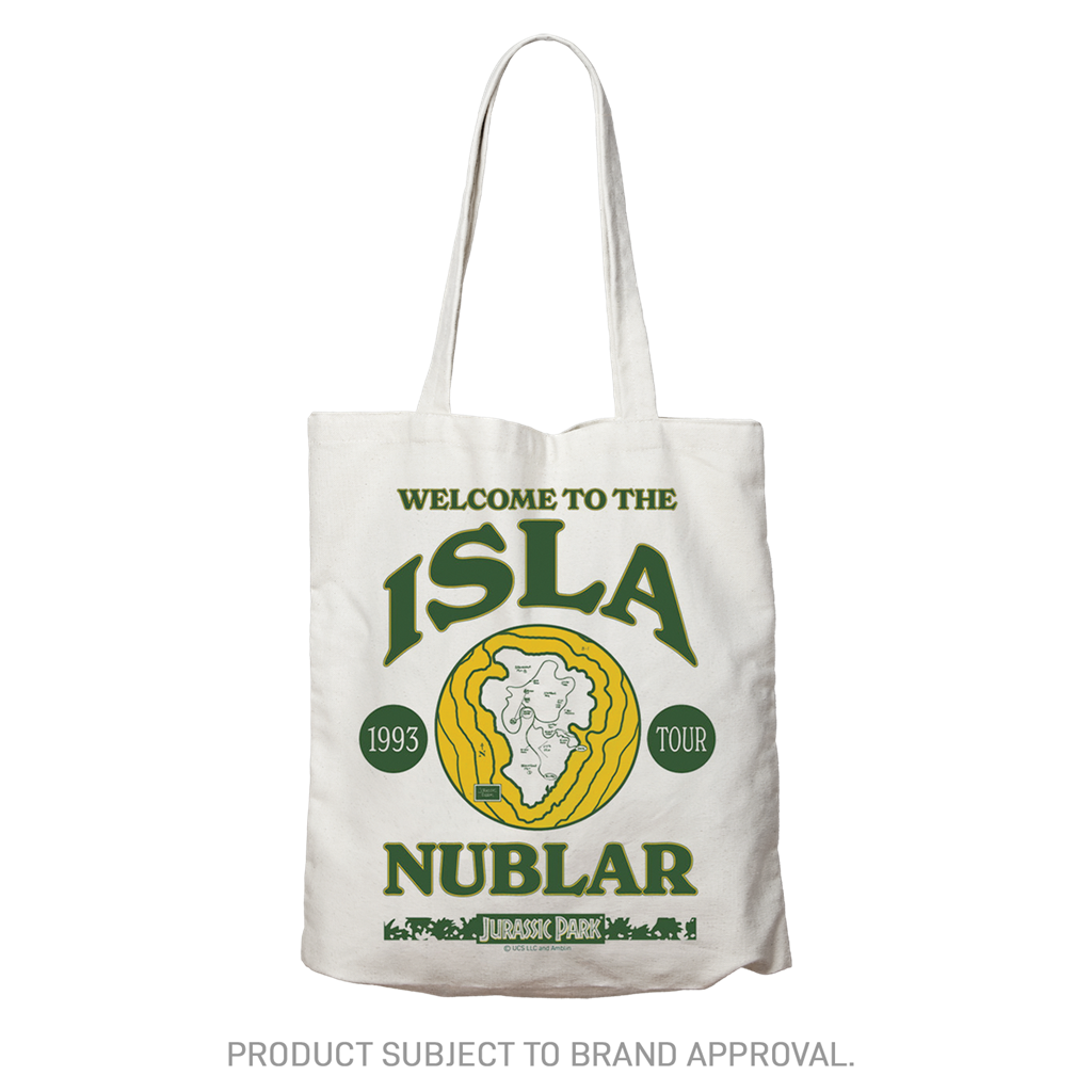 Jurassic Park Isla Nublar Tote Bag