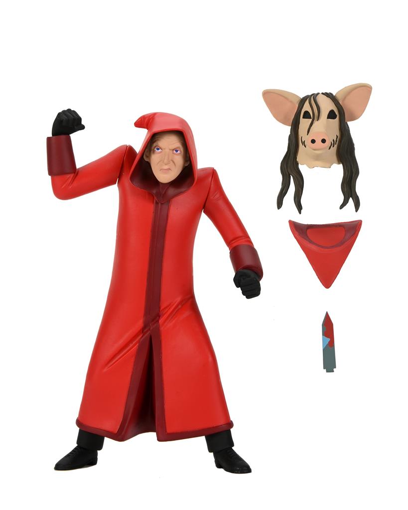 Saw – 6” Scale Action Figure – Toony Terrors Jigsaw Killer (Red Robe)