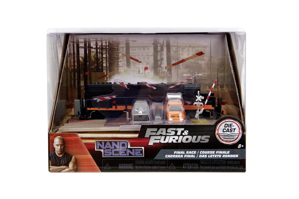 Fast & Furious Nano Train Scene Diorama