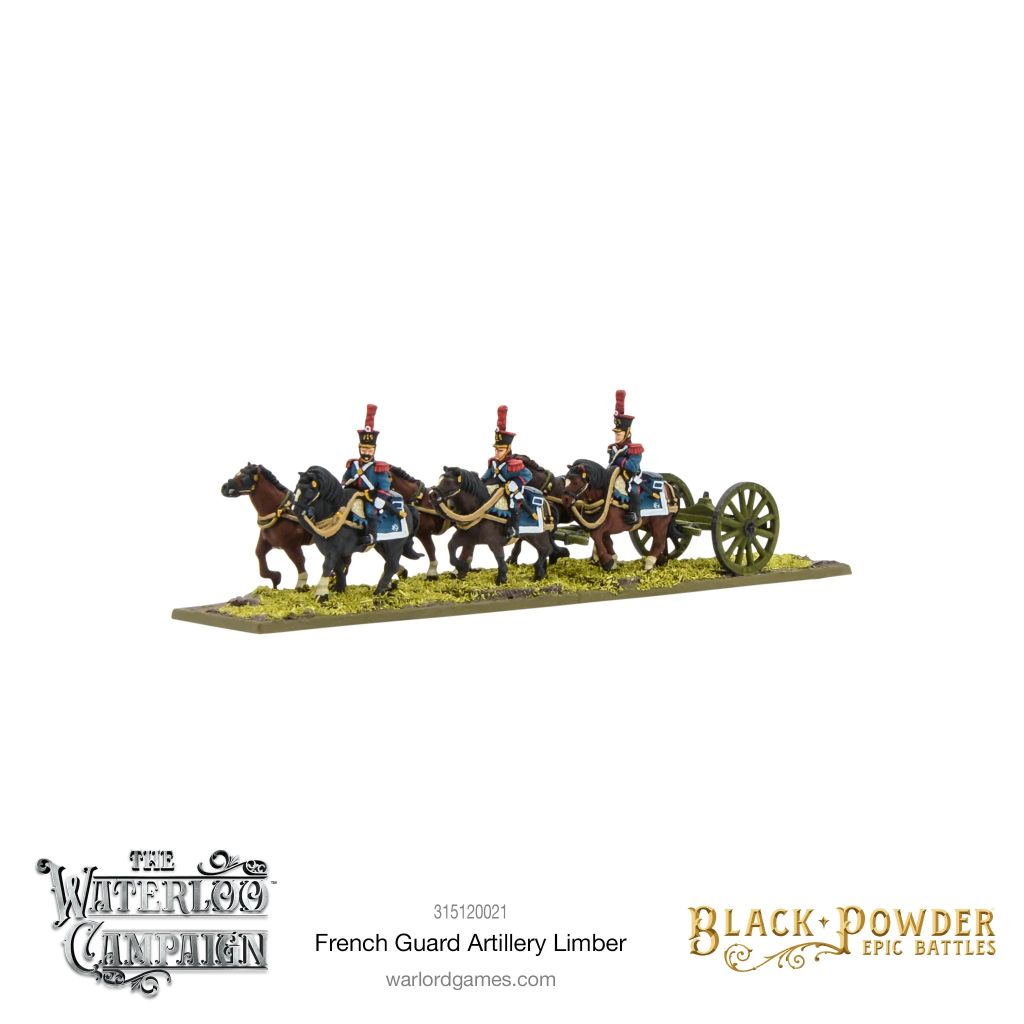 Black Powder - Epic Battles Waterloo - French Guard Artillery Limber