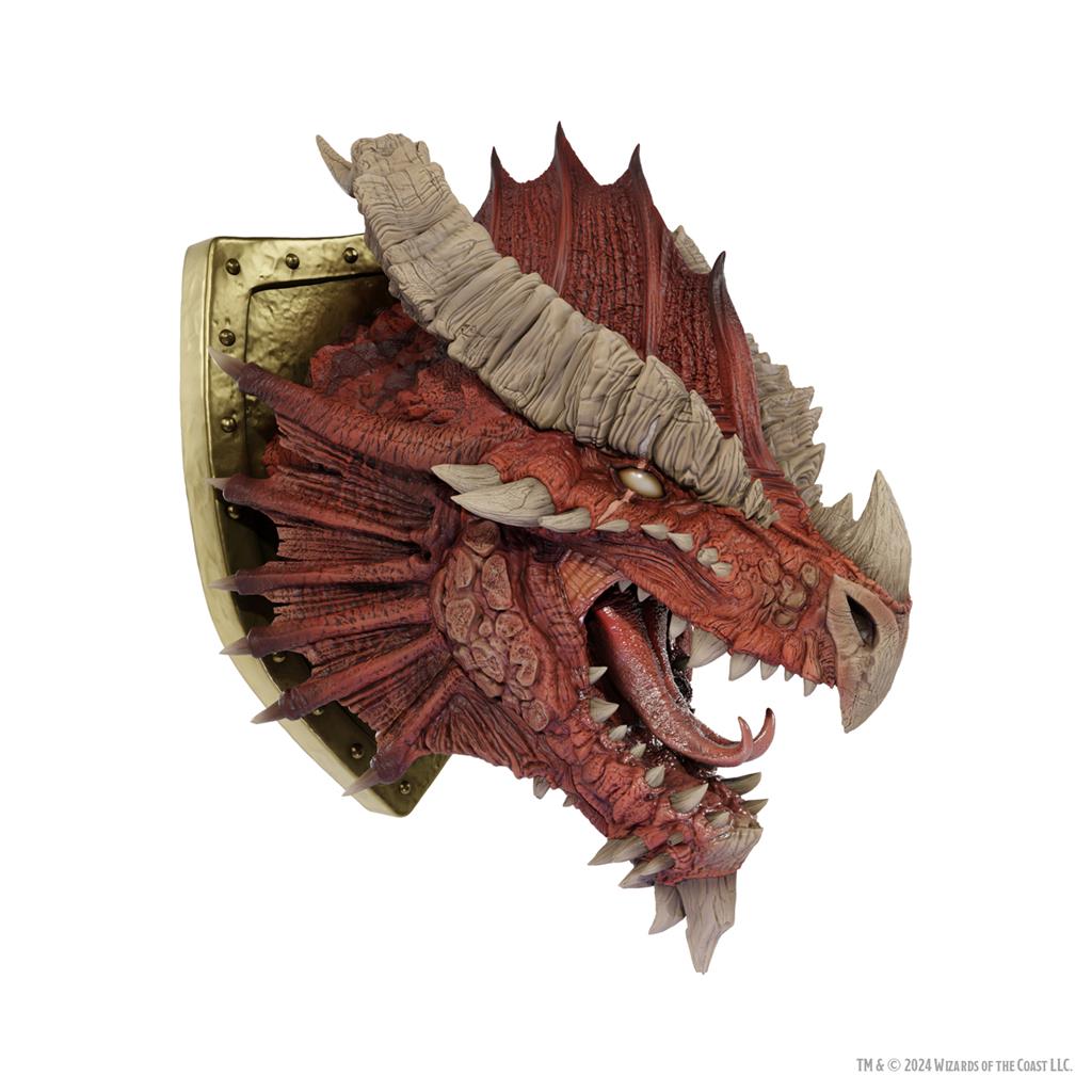 D&D Replicas of the Realms: Ancient Red Dragon Trophy Plaque - Limited Edition 50th Anniversary