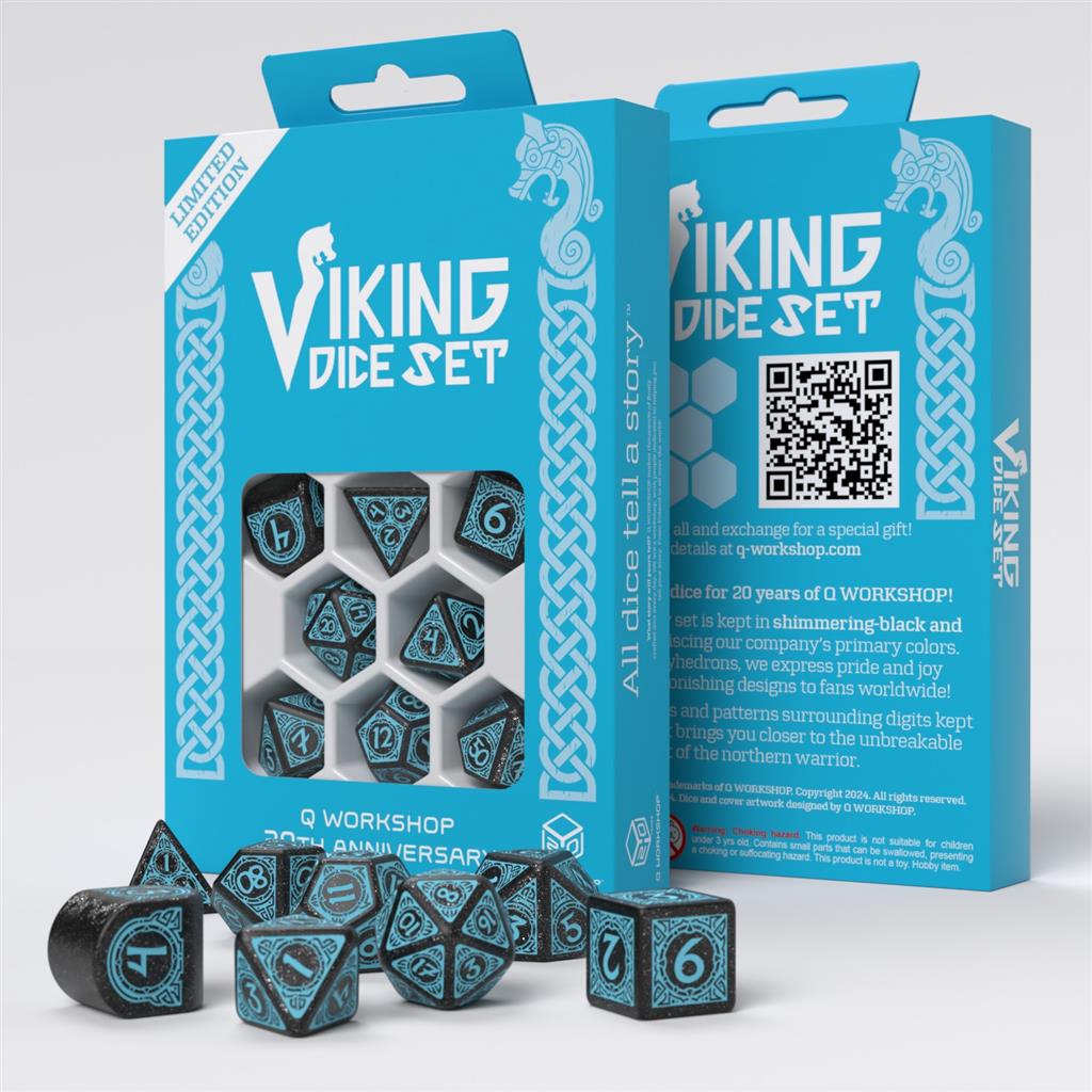 Q Workshop 20 Years: Viking Dice Set (8)