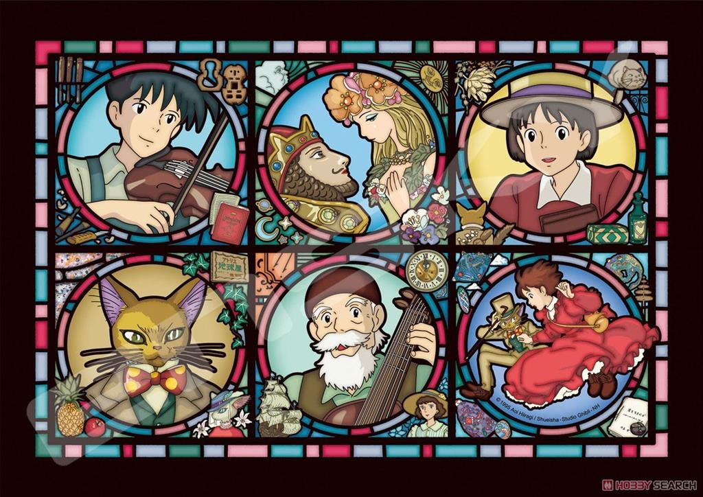 Stained glass Puzzle 208P Characters gallery - Whisper of the Heart