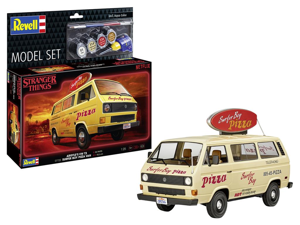 Revell: Model Set "Stranger Things" VW T3 Bus "Surfer Boy"