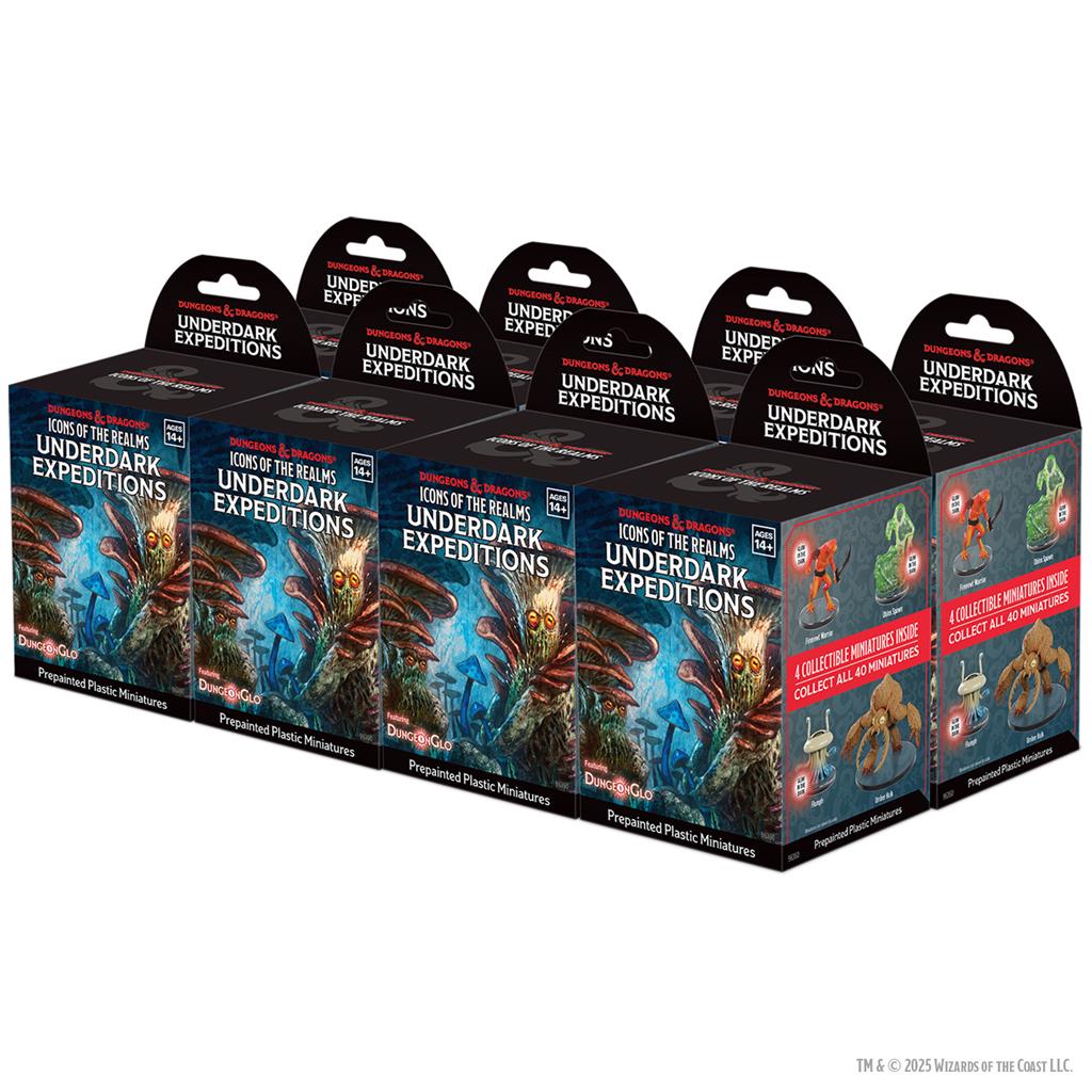 D&D Icons of the Realms: Underdark Expeditions - 8 ct. Booster Brick (Set 36)