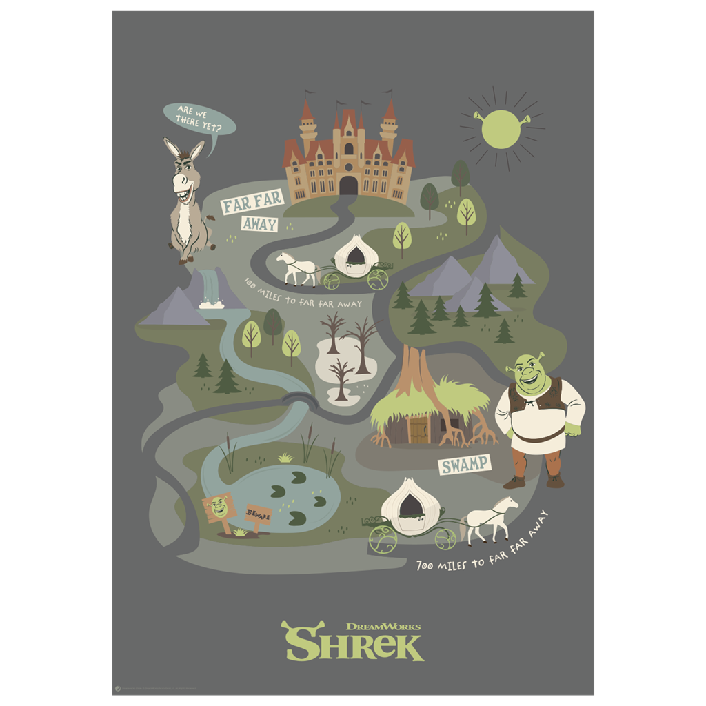 Shrek ‘Journey to Far Far Away’ Art Print
