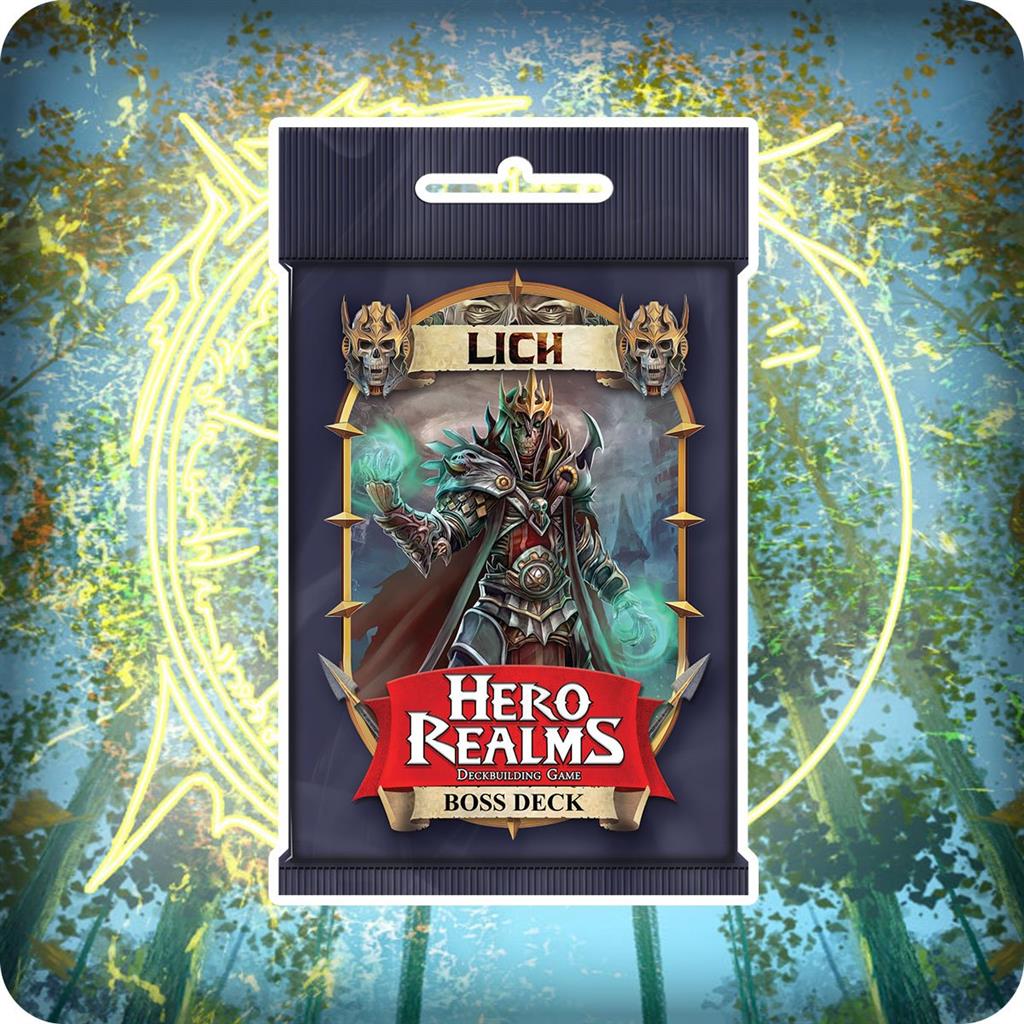 Hero Realms - Lich Boss Deck Display (6 Packs) - EN