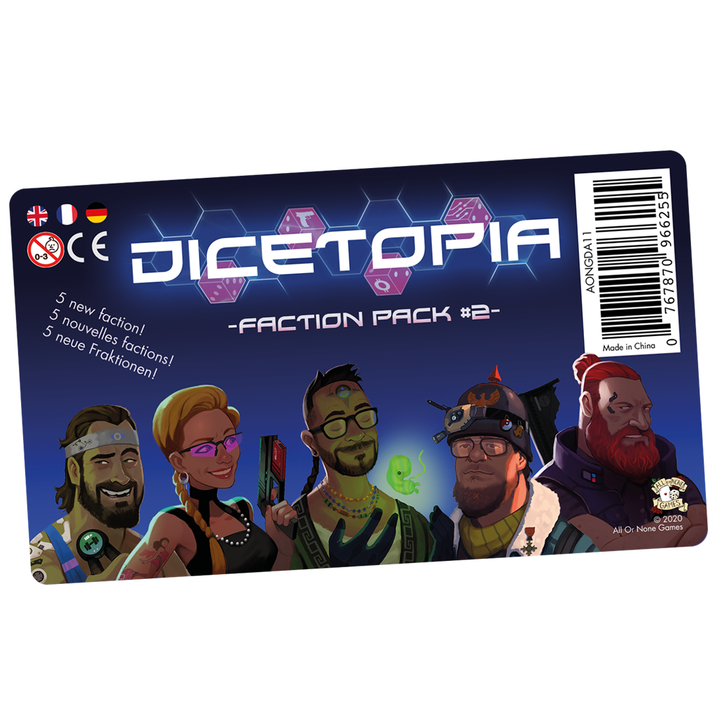 Dicetopia: Faction Pack #2 - EN/FR/DE