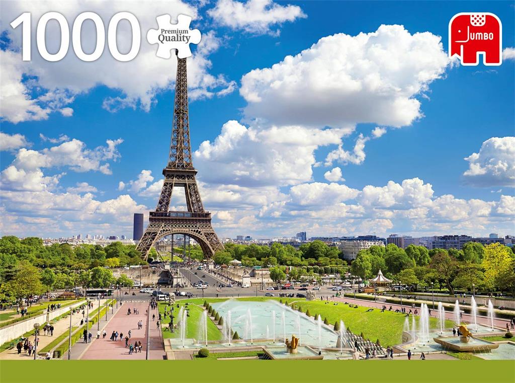 Eiffelturm im Sommer, Paris - 1000 Teile