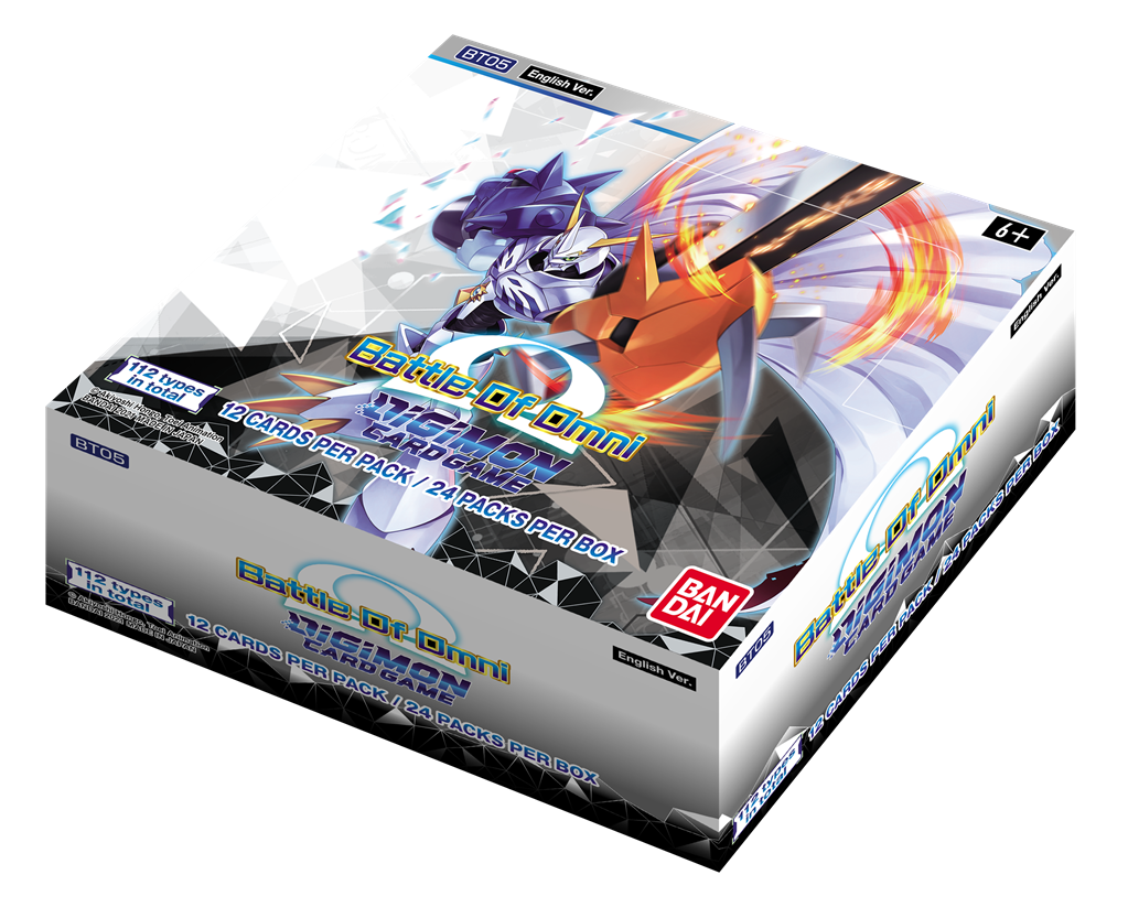 Digimon Card Game - Battle Of Omni Booster Display BT05 (24 Packs) - EN