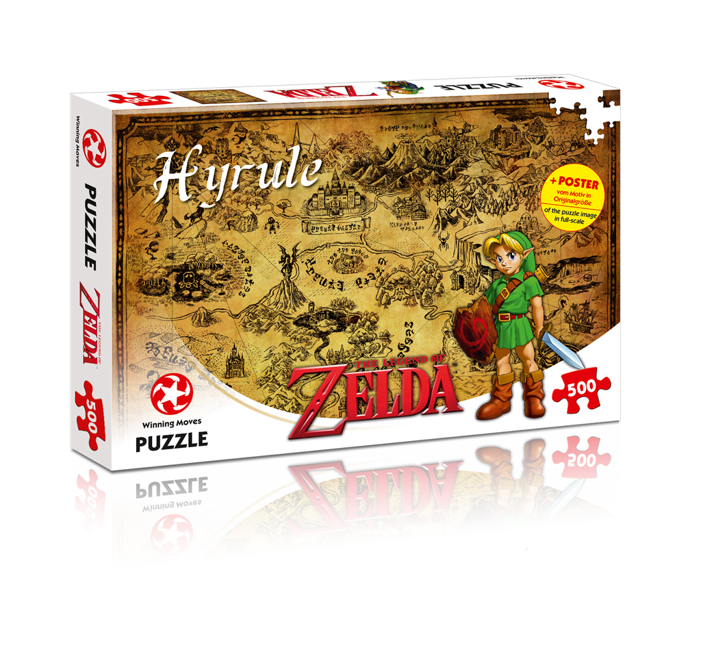 Puzzle - Zelda Hyrule field, 1000 pcs - DE