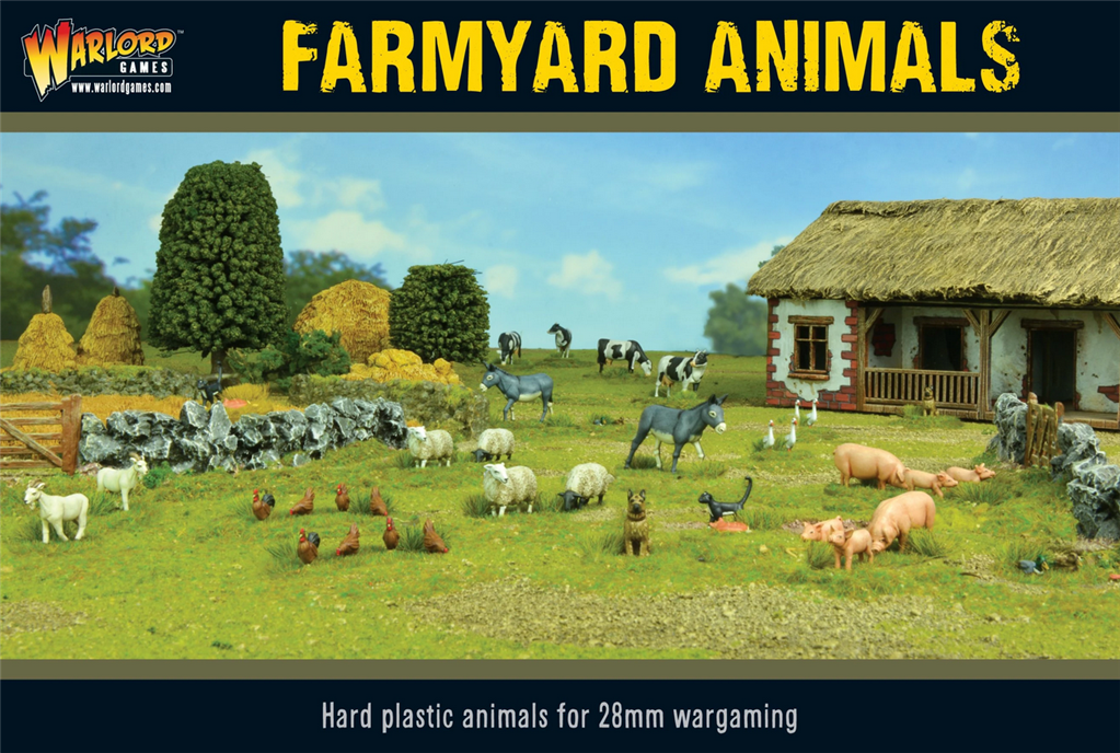 Bolt Action - Scenery Farmyard Animals - EN