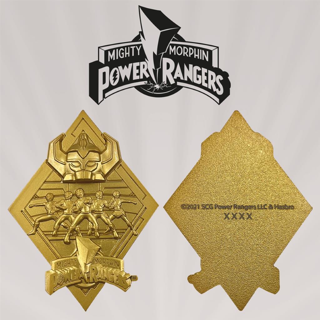 Power Rangers Limited Edition 24k Gold Medallion