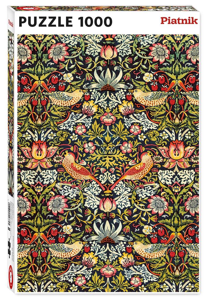 Puzzle: William Morris - Erdbeerdieb, Stoffdesign (1000 Teile)