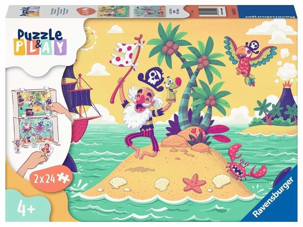 Ravensburger Kinderpuzzle - Pirates/underwater 1 - 24pc
