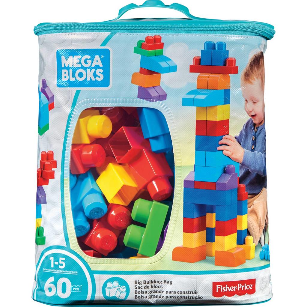 Mega Bloks Bausteinebeutel bunt (60 Teile)