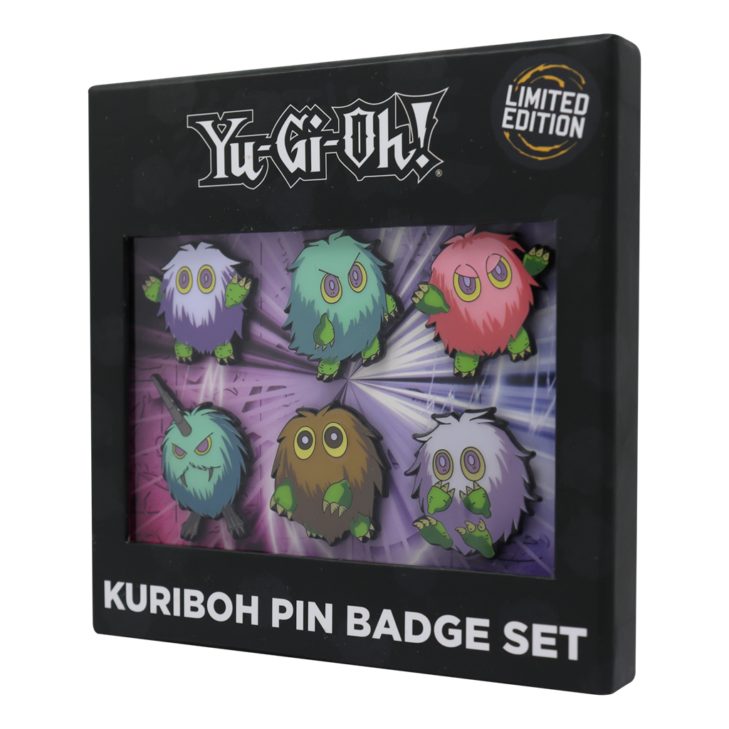 Yu-Gi-Oh Set of 6 Limited Edition Kuriboh Pin Badges