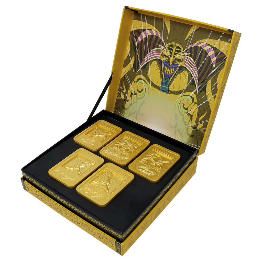 Exodia the Forbidden One 24k Gold Plated Ingot Set