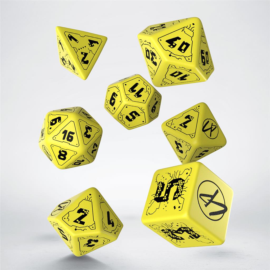 The Cyberpunk RPG Red Dice Set Danger Zone