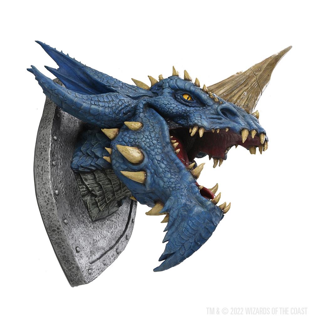 D&D Replicas of the Realms: Blue Dragon Trophy Plaque