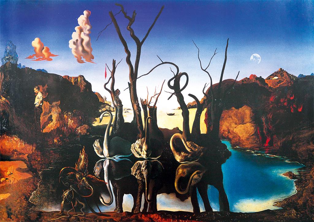 Ravensburger Puzzle Dali: Swans reflecting elephants 1000 pcs