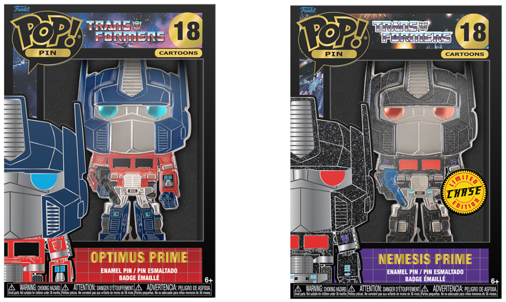 Funko POP! Pin: Transformers: Optimus Prime Group /w Chase 12PCS PDQ