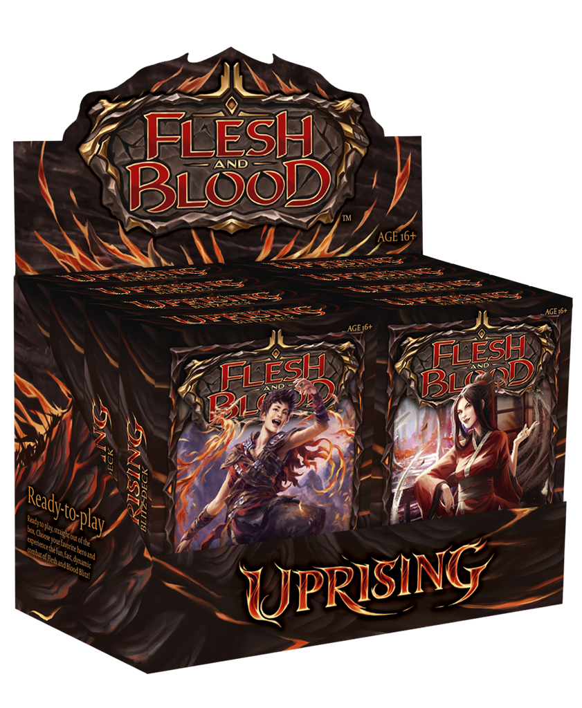 Flesh & Blood TCG - Uprising Blitz Deck Display (8 Decks) - EN