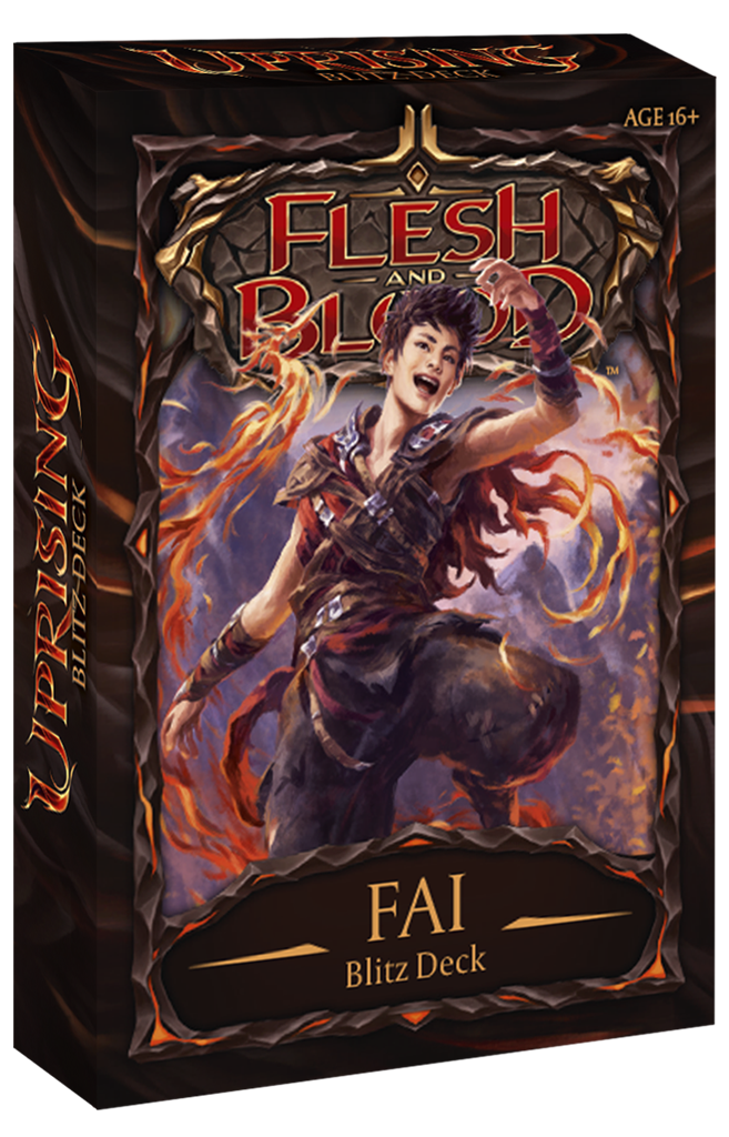 Flesh & Blood TCG - Uprising Blitz Deck Display (8 Decks) - EN