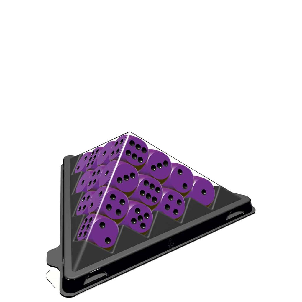 Spiel mini Würfelpyramide violett - DE