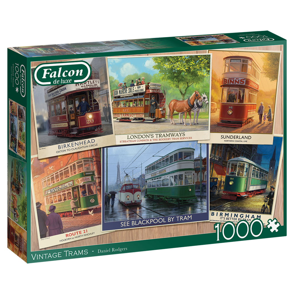 Falcon – Vintage Trams (1000 Teile)